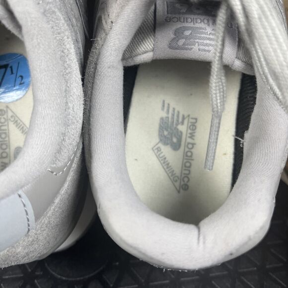 New Balance 696 Womens Size 7.5 Gray White Athletic Running Shoes Sneakers - Picture 6 of 10